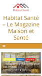 Mobile Screenshot of habitat-sante.org